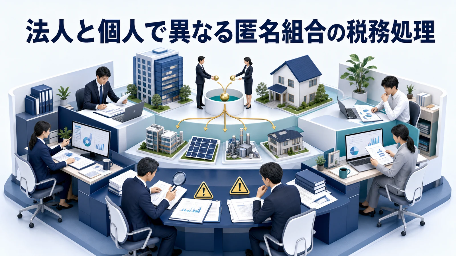 法人と個人で異なる匿名組合の税務処理
