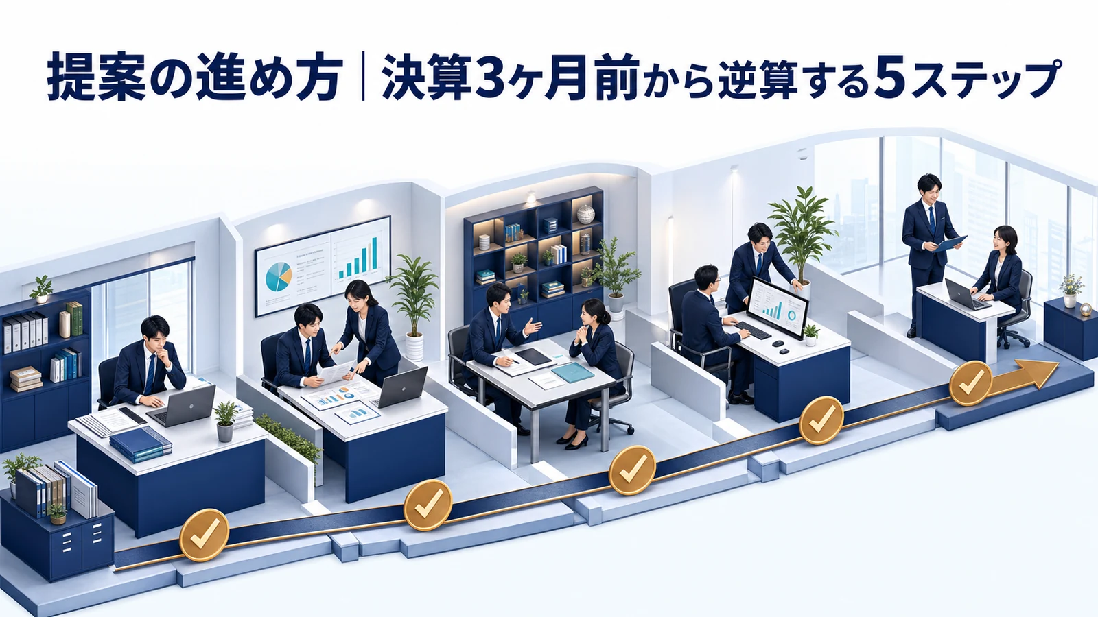 提案の進め方｜決算3ヶ月前から逆算する5ステップ
