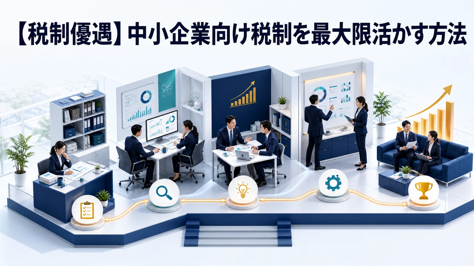 【税制優遇】中小企業向け税制を最大限活かす方法