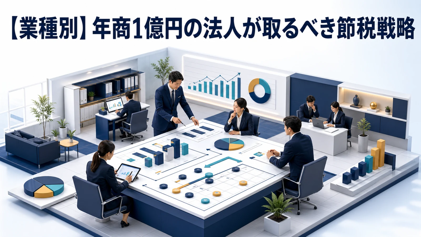 【業種別】年商1億円の法人が取るべき節税戦略
