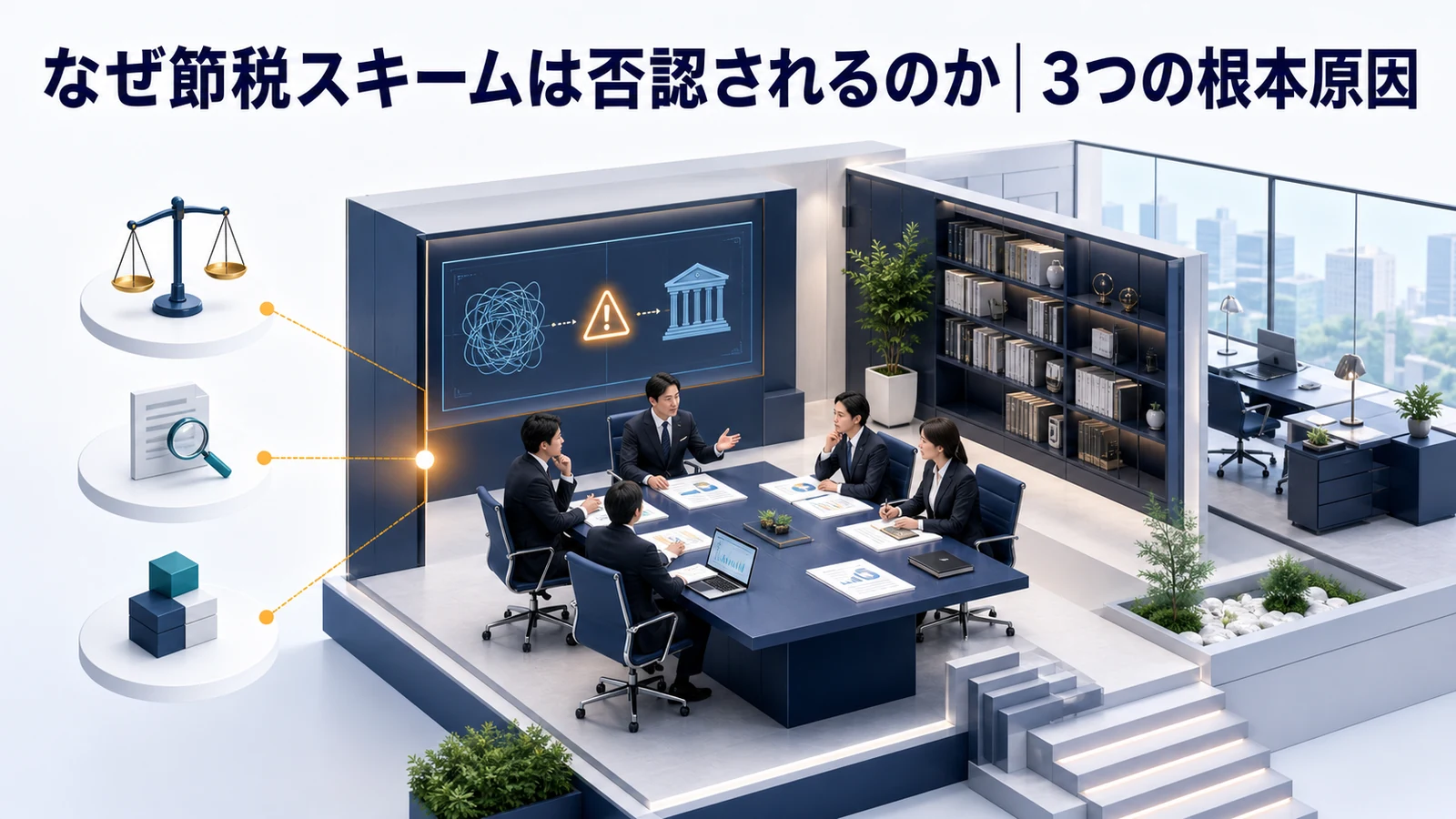 なぜ節税スキームは否認されるのか｜3つの根本原因