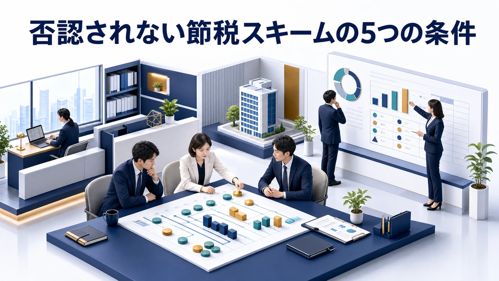否認されない節税スキームの5つの条件