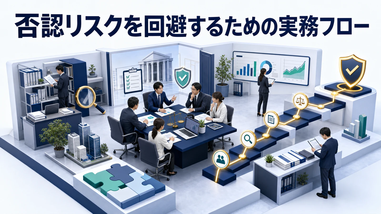 否認リスクを回避するための実務フロー