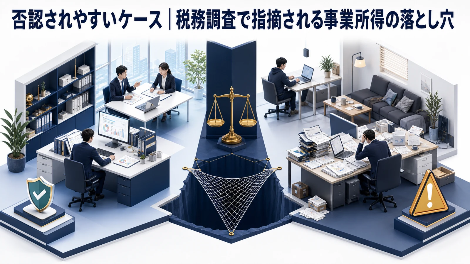 否認されやすいケース｜税務調査で指摘される事業所得の落とし穴