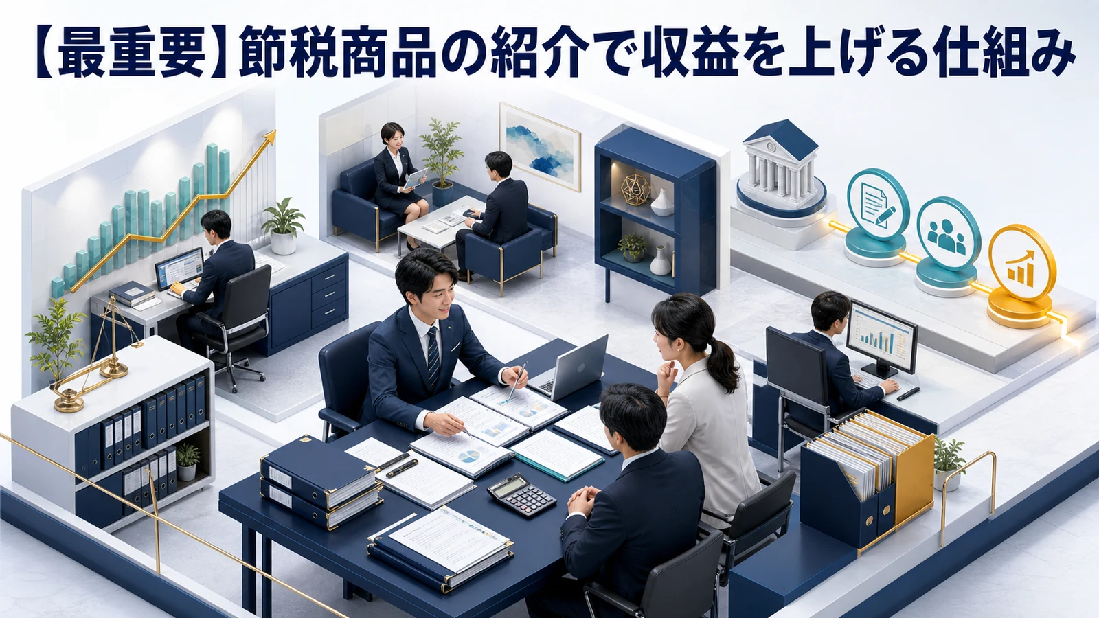 【最重要】節税商品の紹介で収益を上げる仕組み