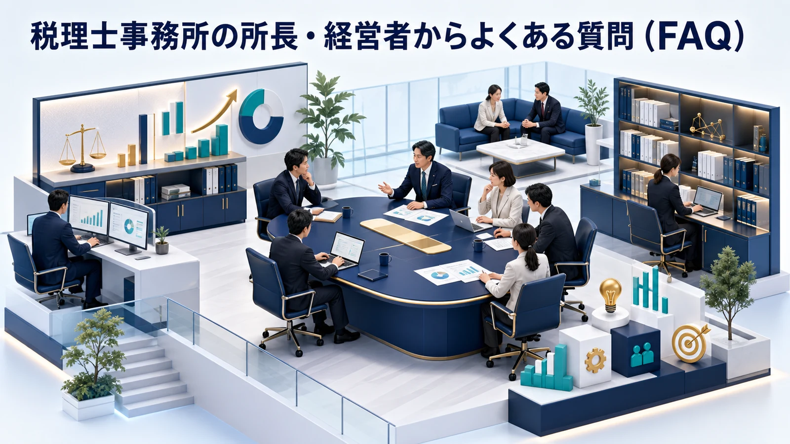 税理士事務所の所長・経営者からよくある質問(FAQ)