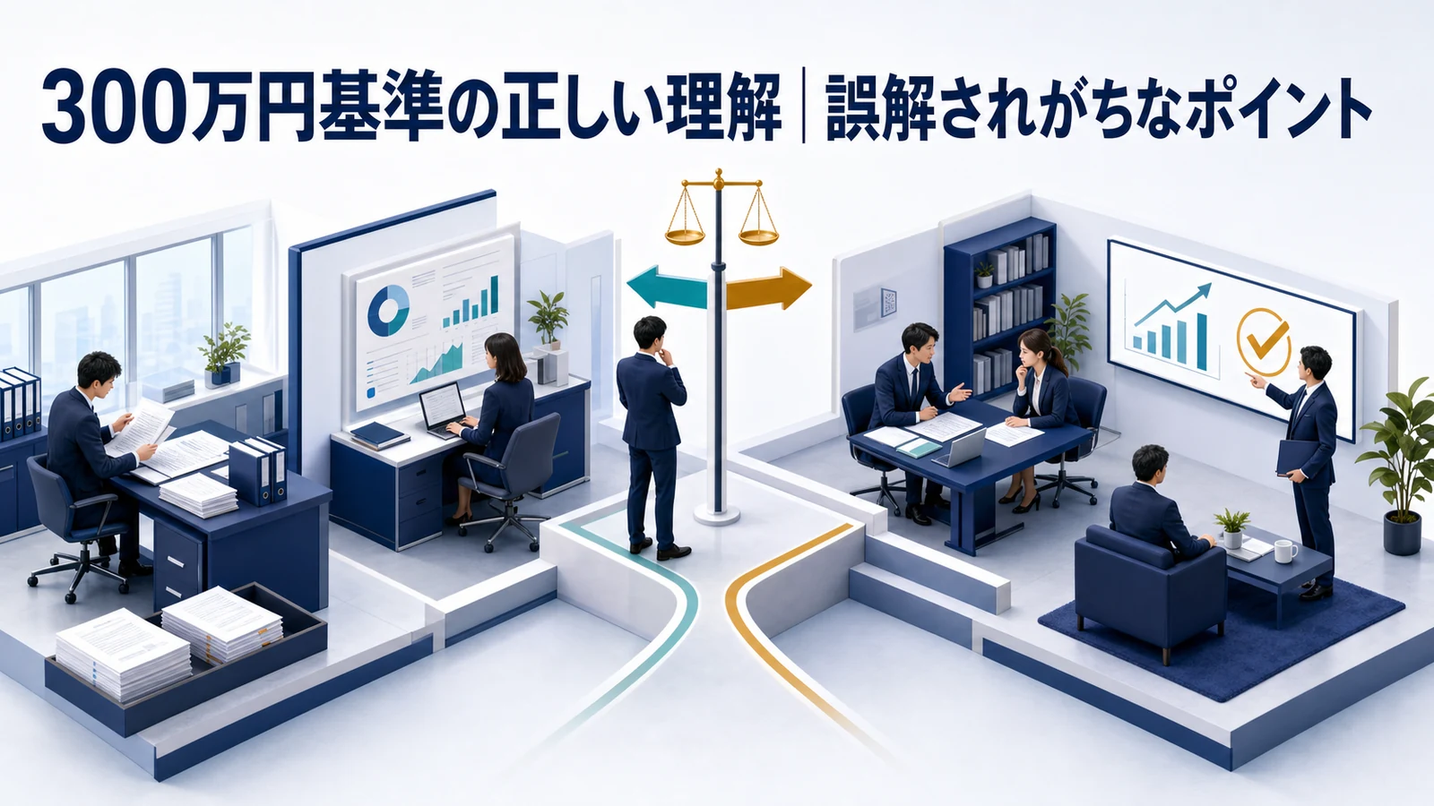 300万円基準の正しい理解｜誤解されがちなポイント