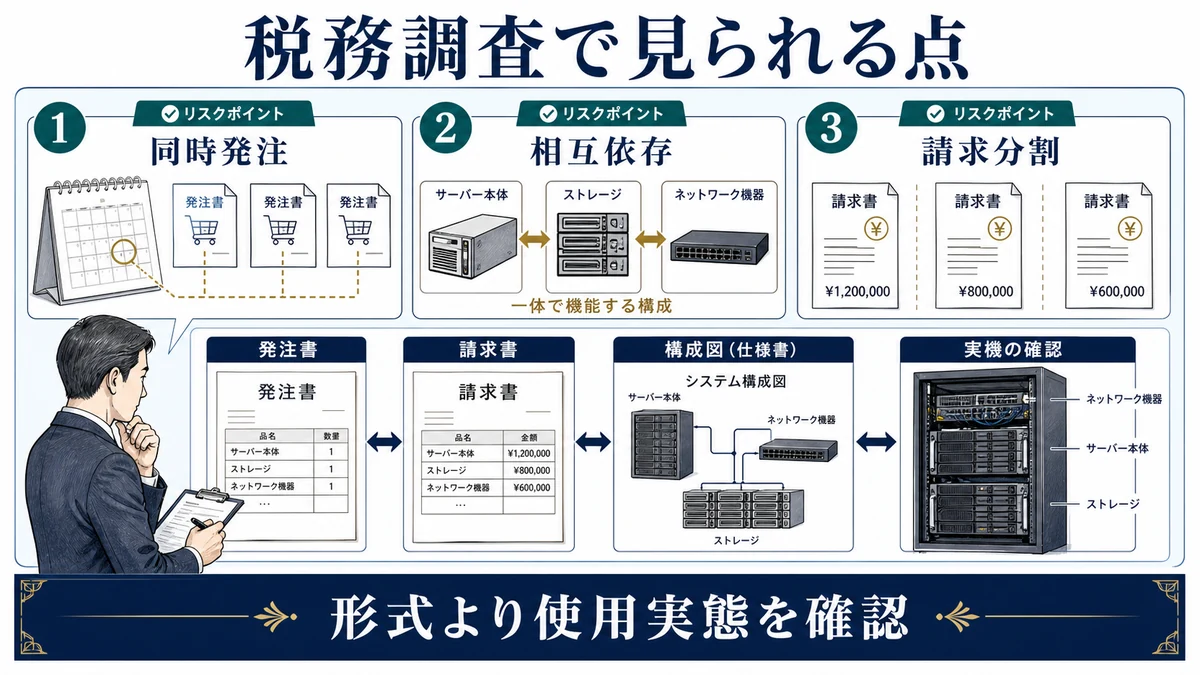 税務調査で確認されやすいポイント