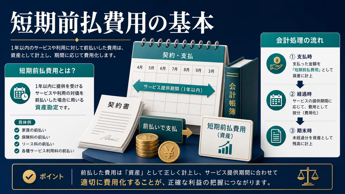 短期前払費用の基本