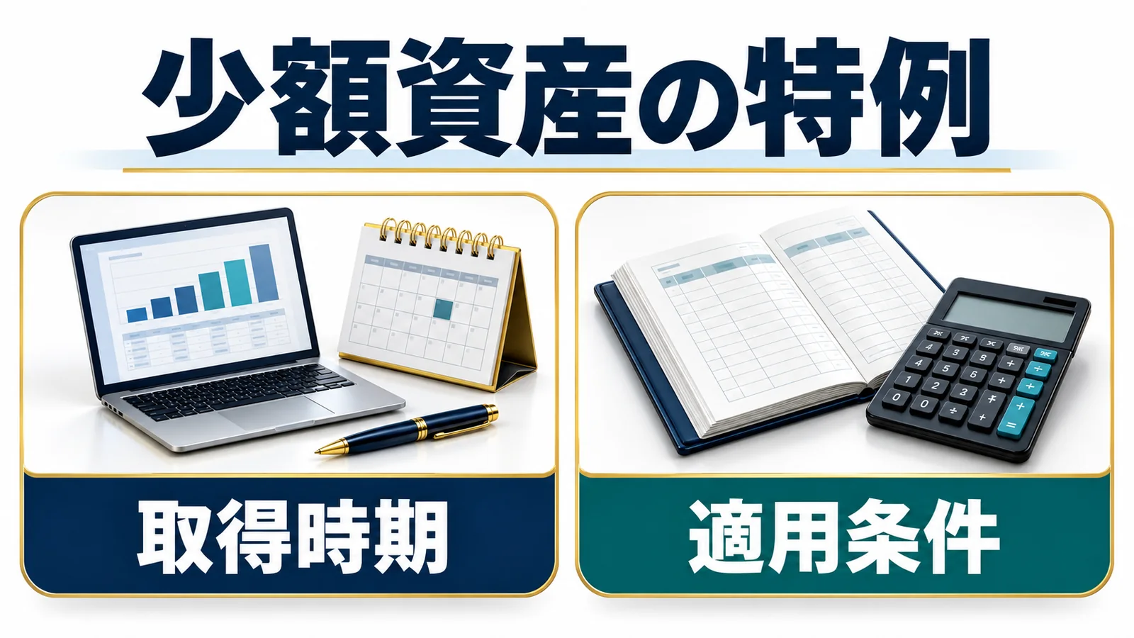 少額資産の特例を取得時期と適用条件から確認
