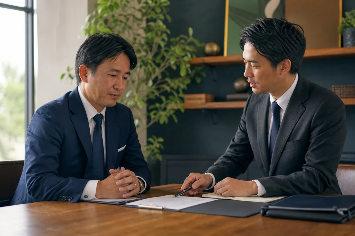 税理士との契約判断をする工程