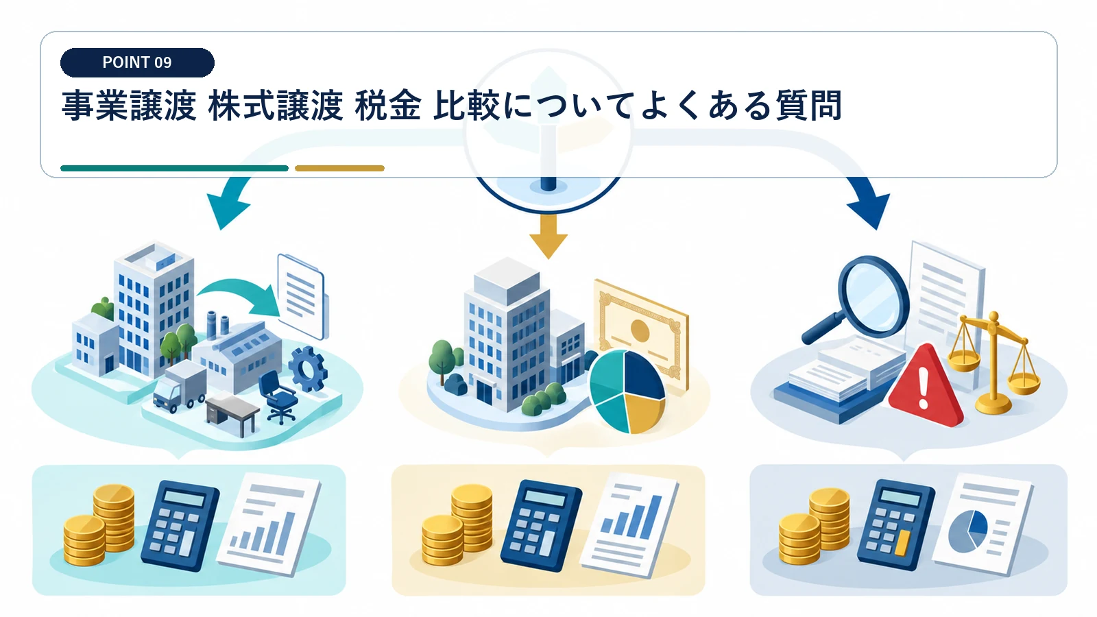 事業譲渡 株式譲渡 税金 比較についてよくある質問