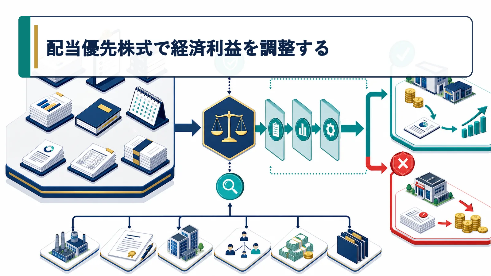 配当優先株式で経済利益を調整する