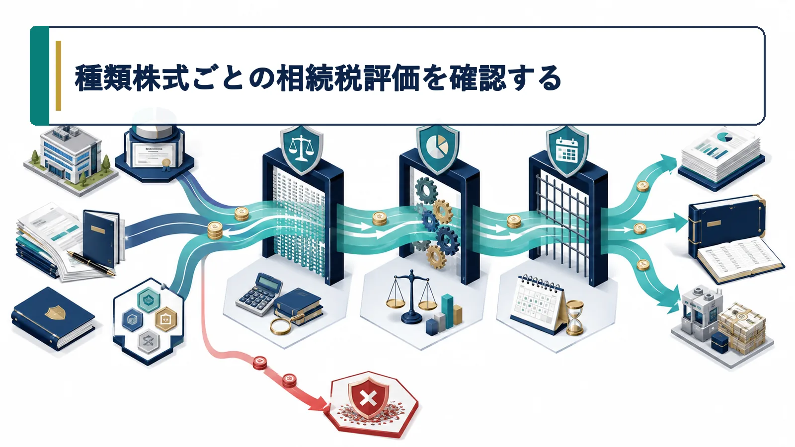 種類株式ごとの相続税評価を確認する