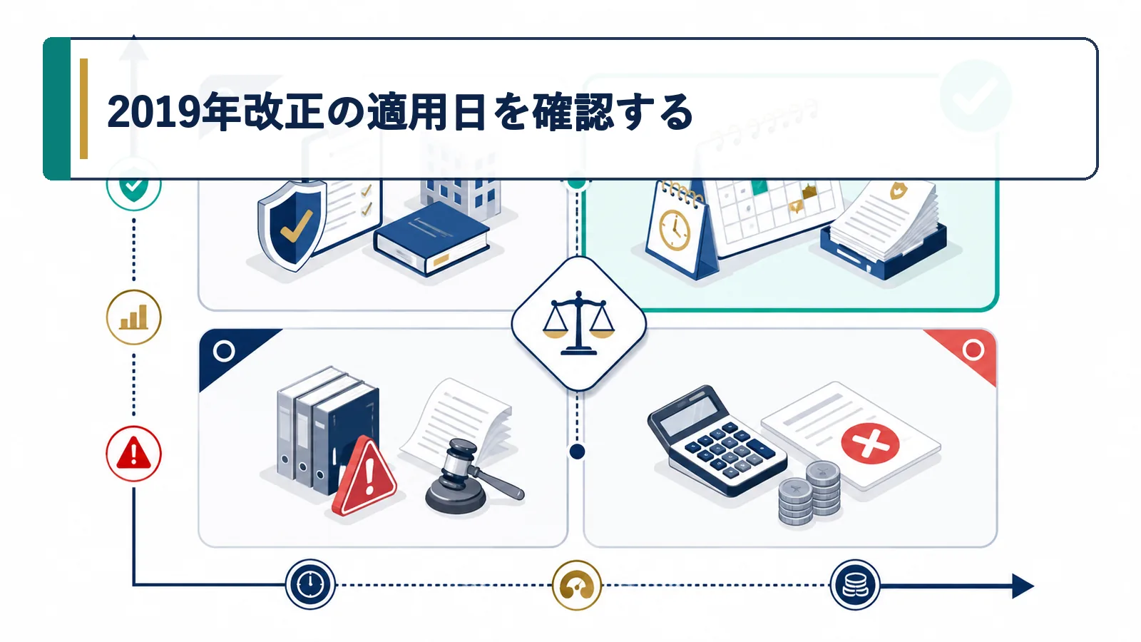 2019年改正の適用日を確認する