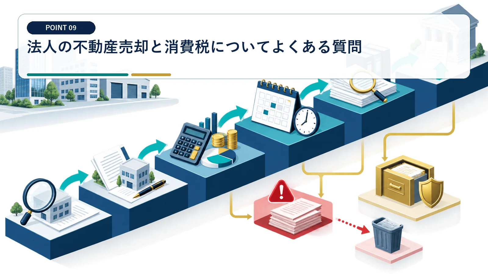 法人の不動産売却と消費税についてよくある質問