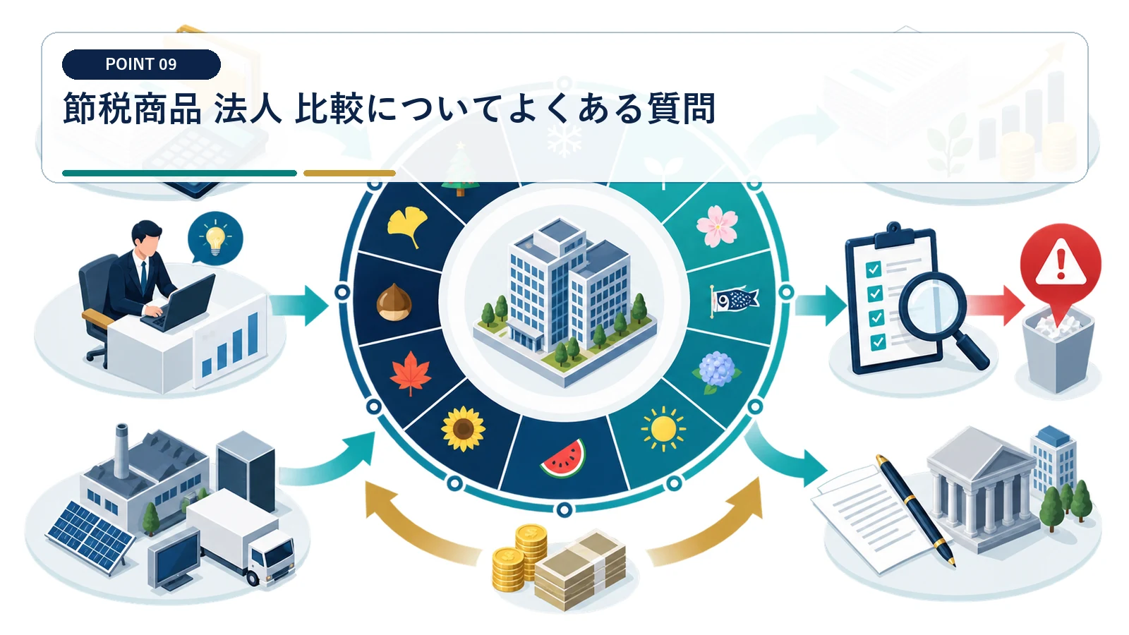 節税商品 法人 比較についてよくある質問