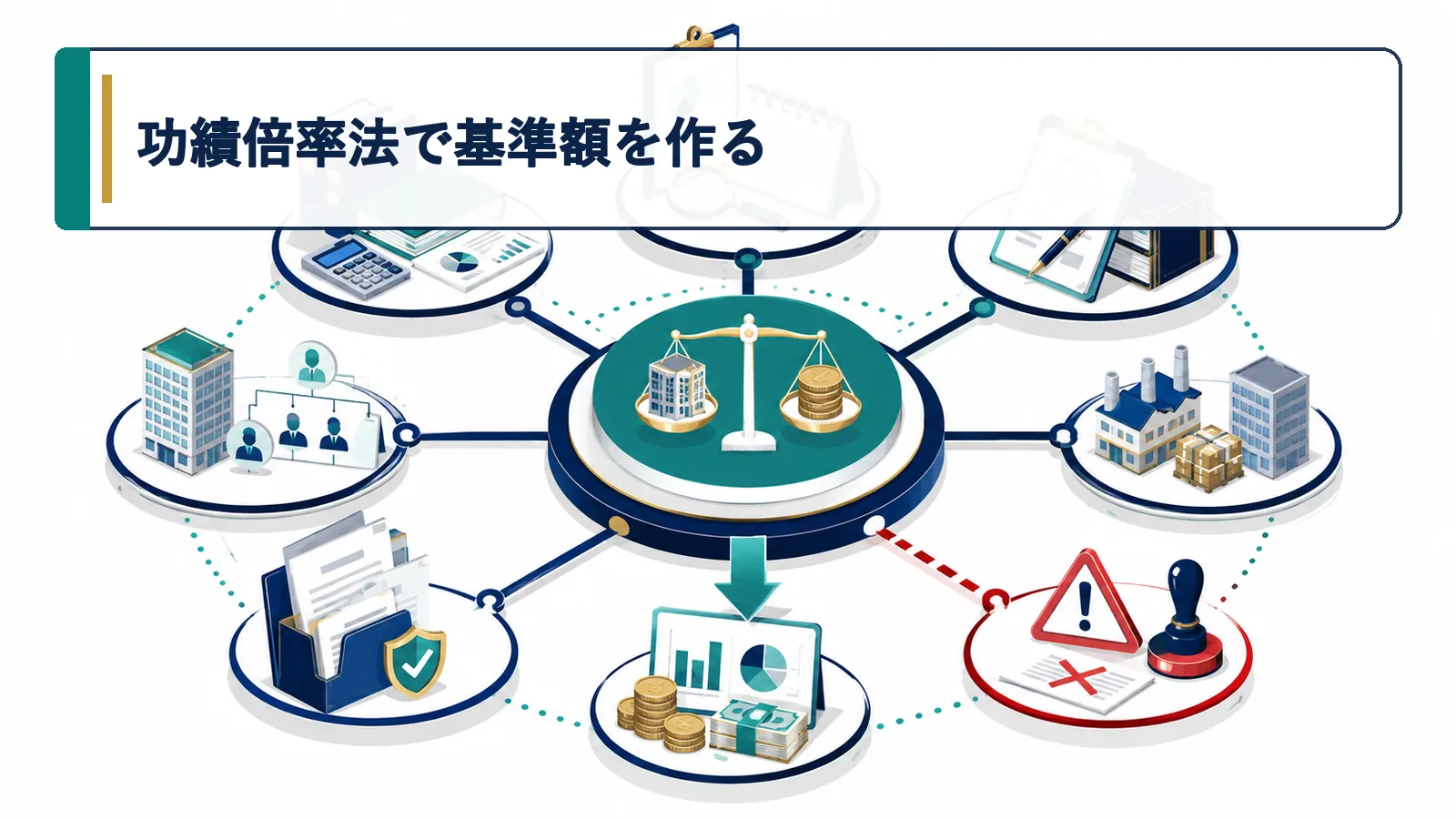 功績倍率法で基準額を作る