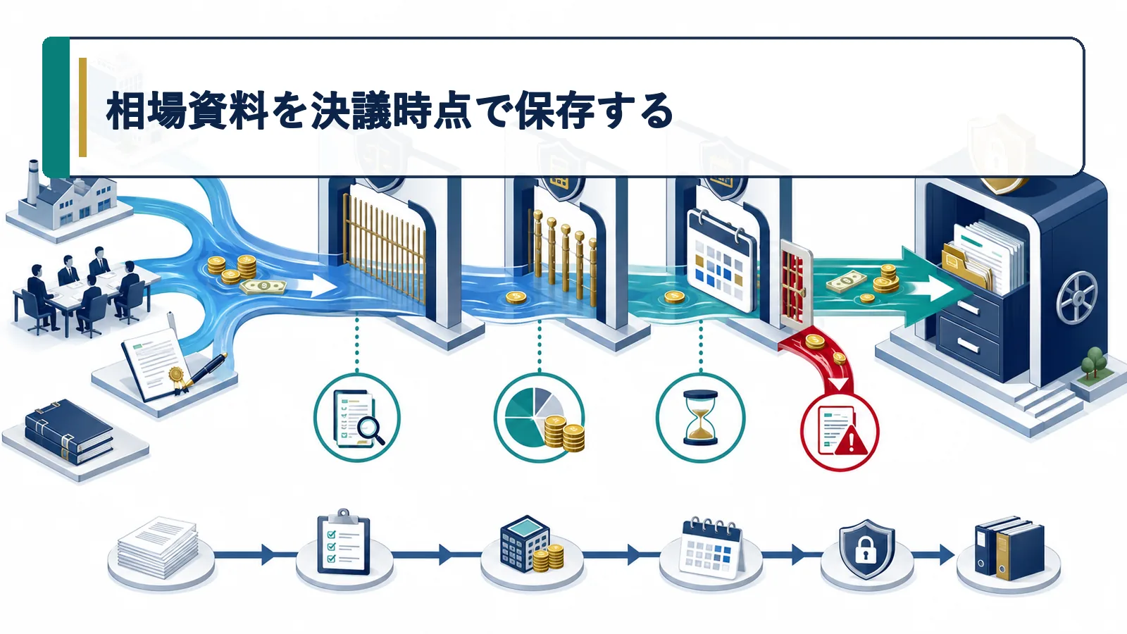 相場資料を決議時点で保存する