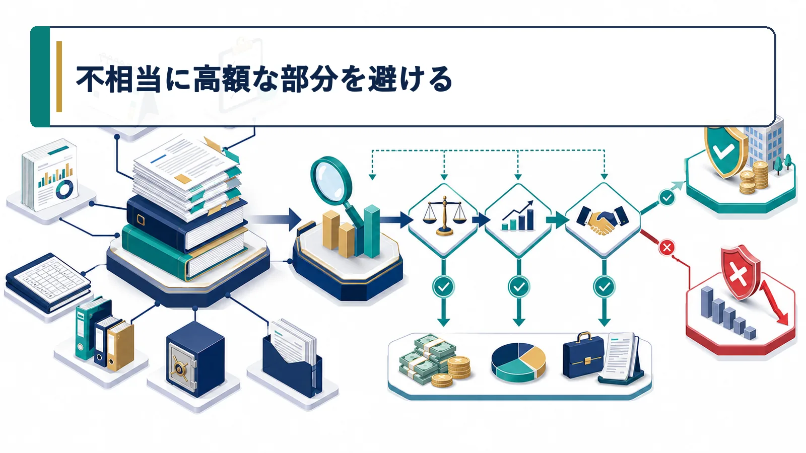 不相当に高額な部分を避ける