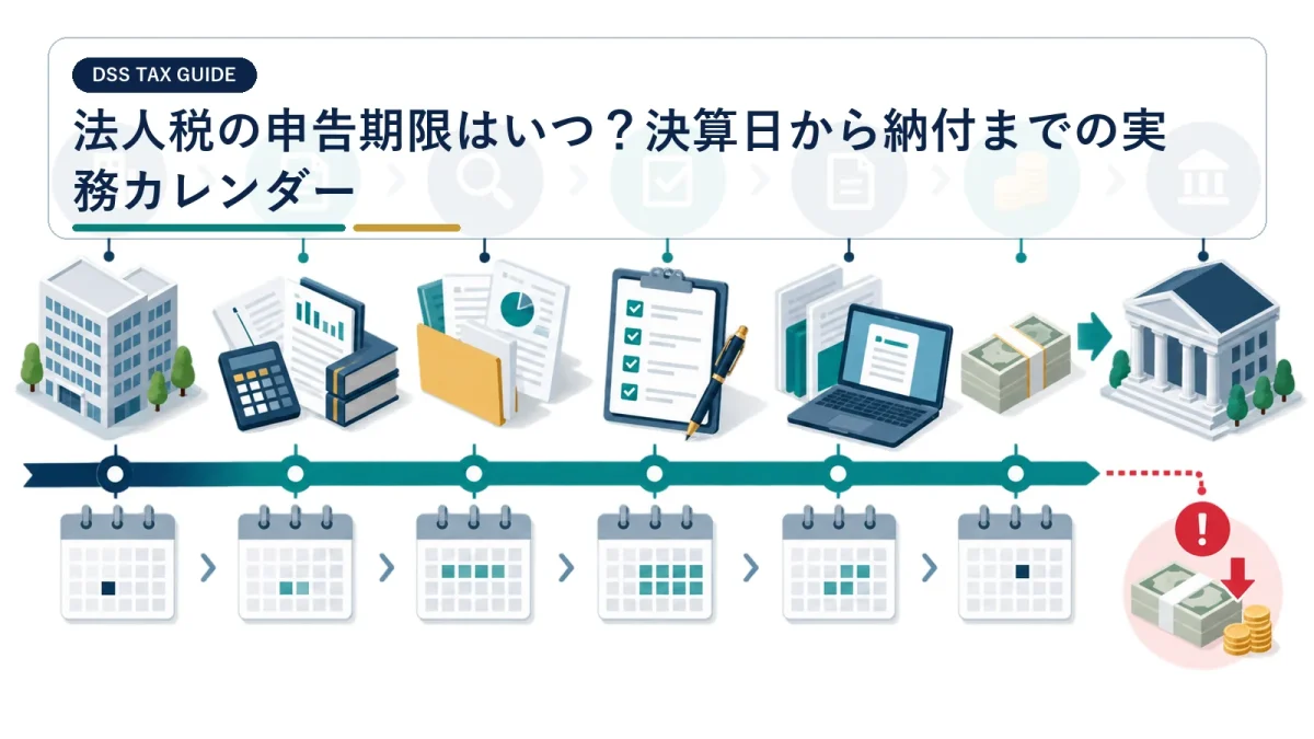 法人税の申告期限はいつ？決算日から納付までの実務カレンダー