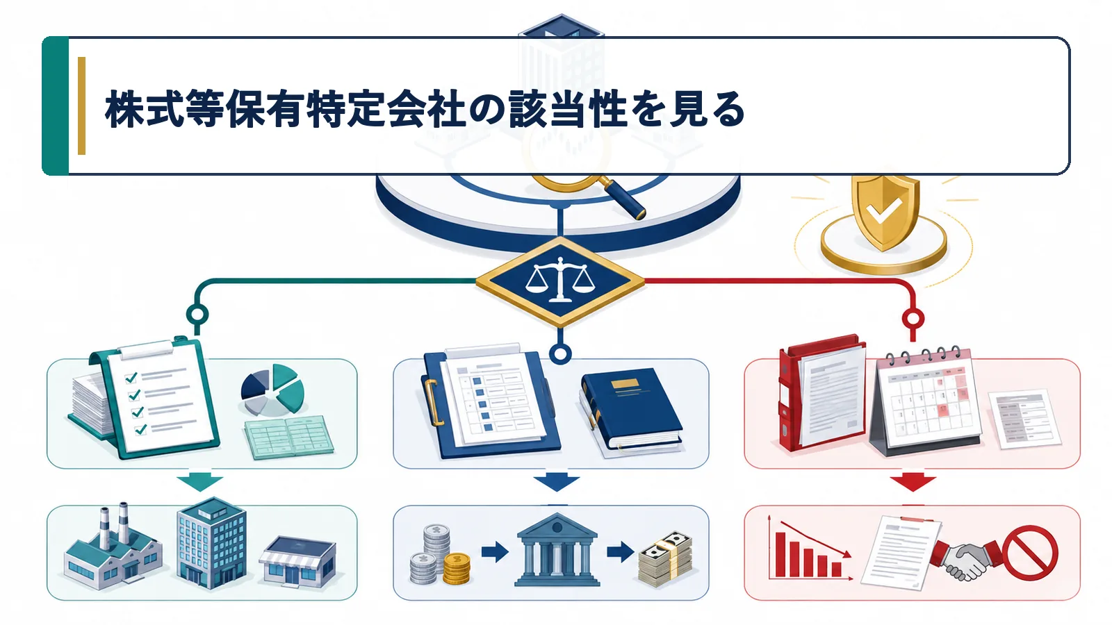 株式等保有特定会社の該当性を見る