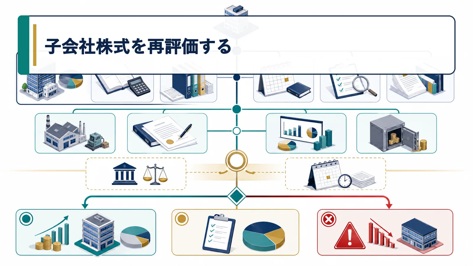 子会社株式を再評価する