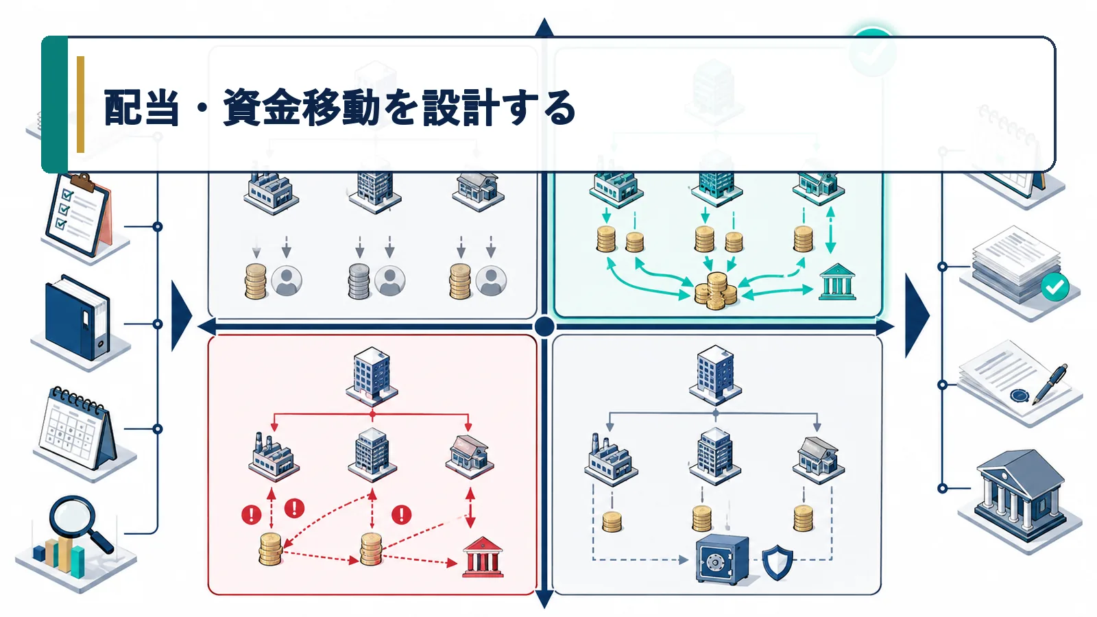 配当・資金移動を設計する