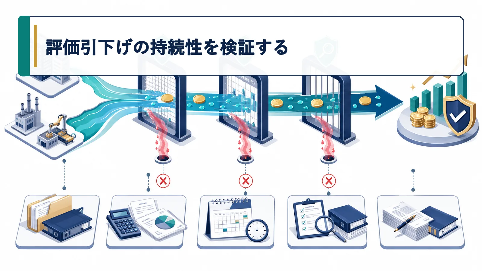 評価引下げの持続性を検証する