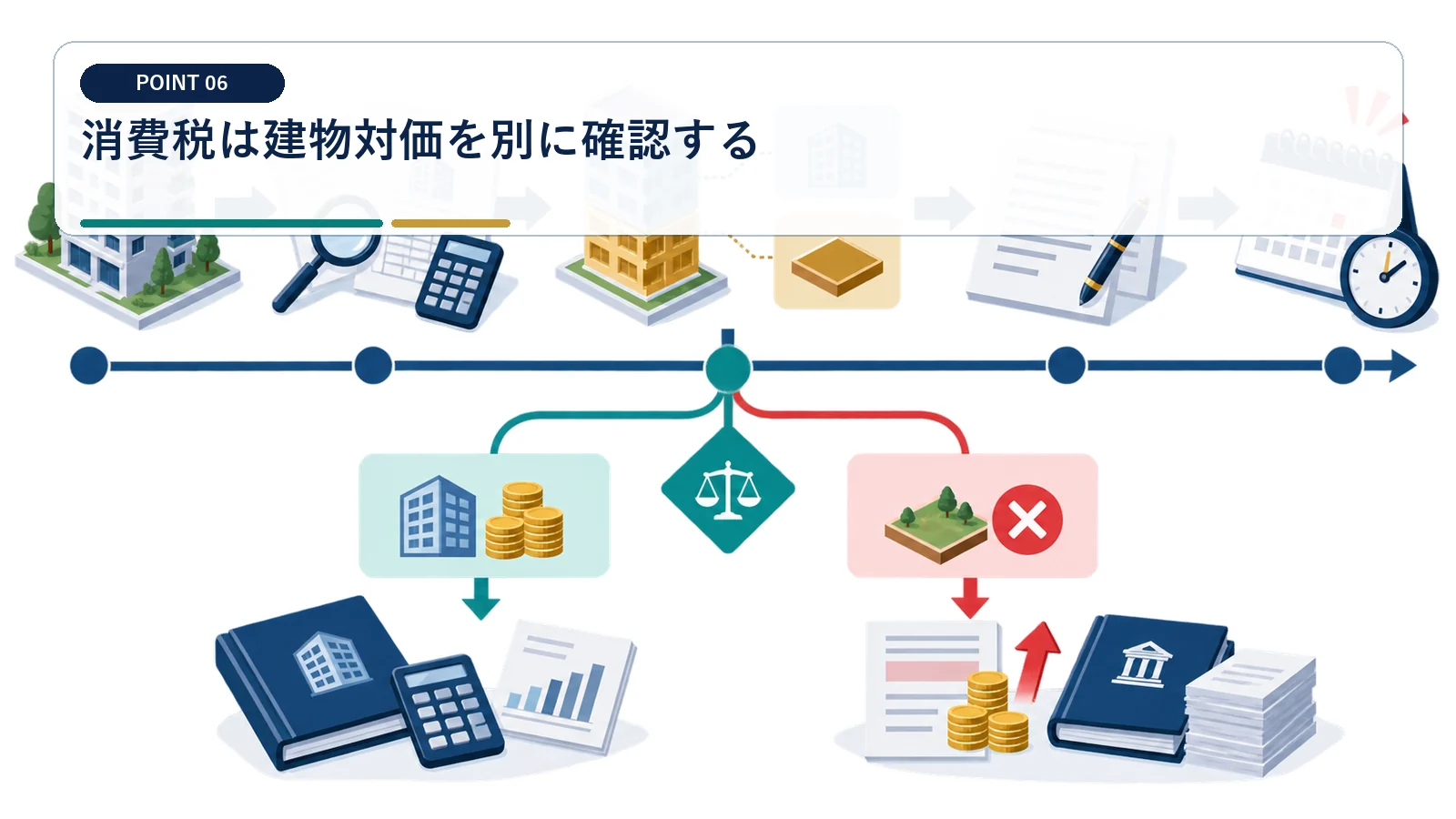 消費税は建物対価を別に確認する