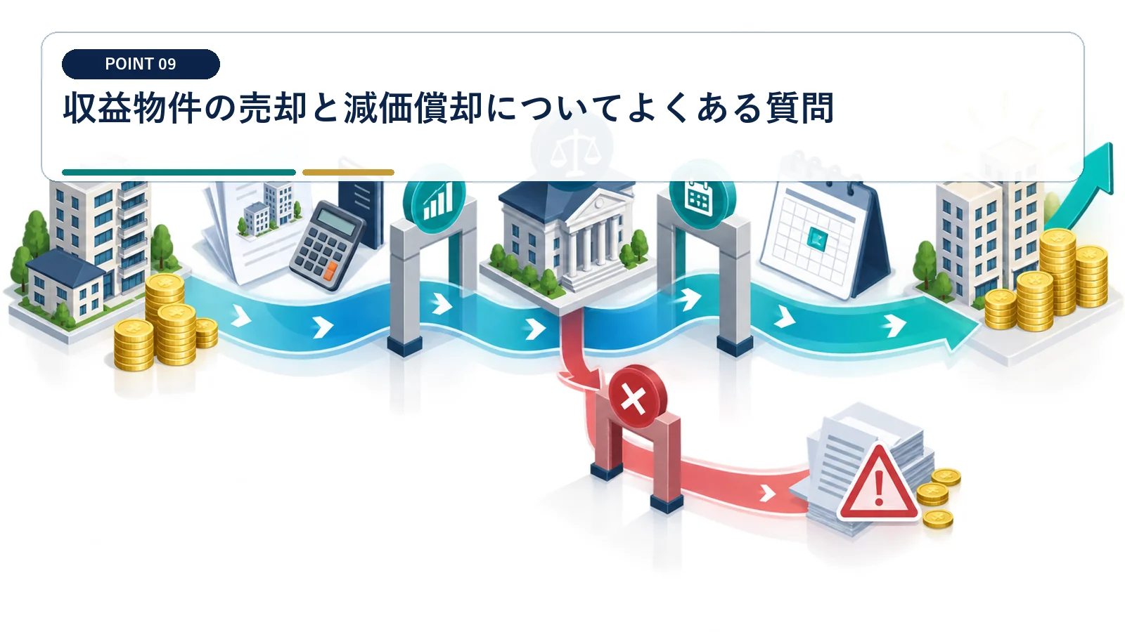 収益物件の売却と減価償却についてよくある質問