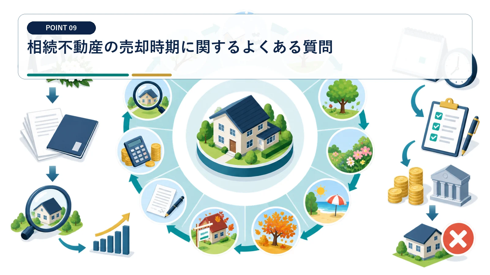 相続不動産の売却時期に関するよくある質問