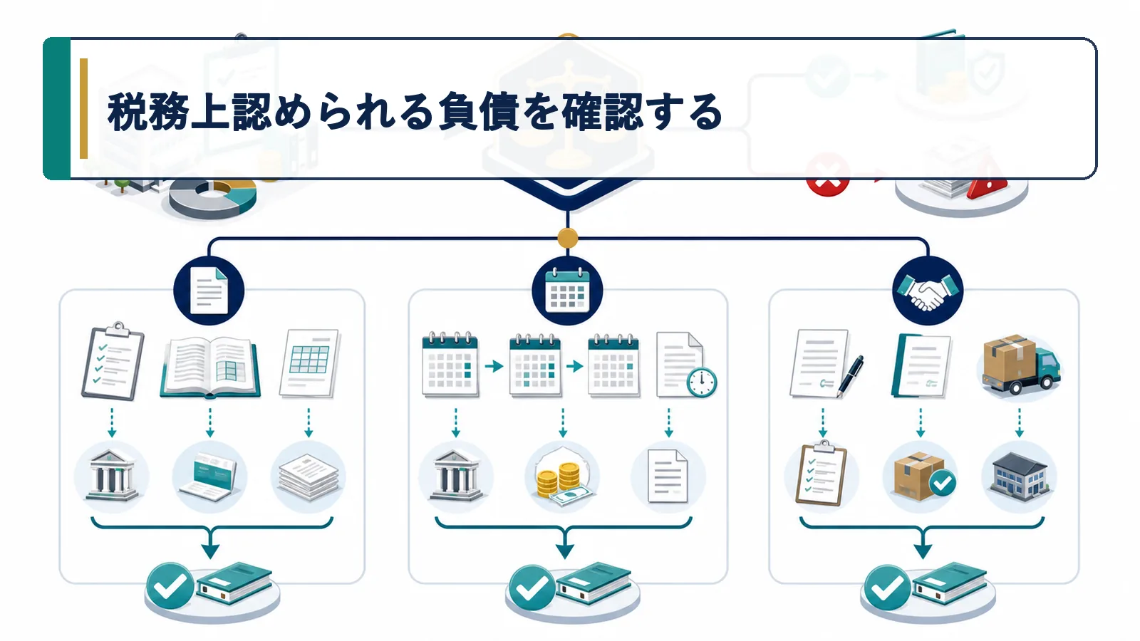税務上認められる負債を確認する