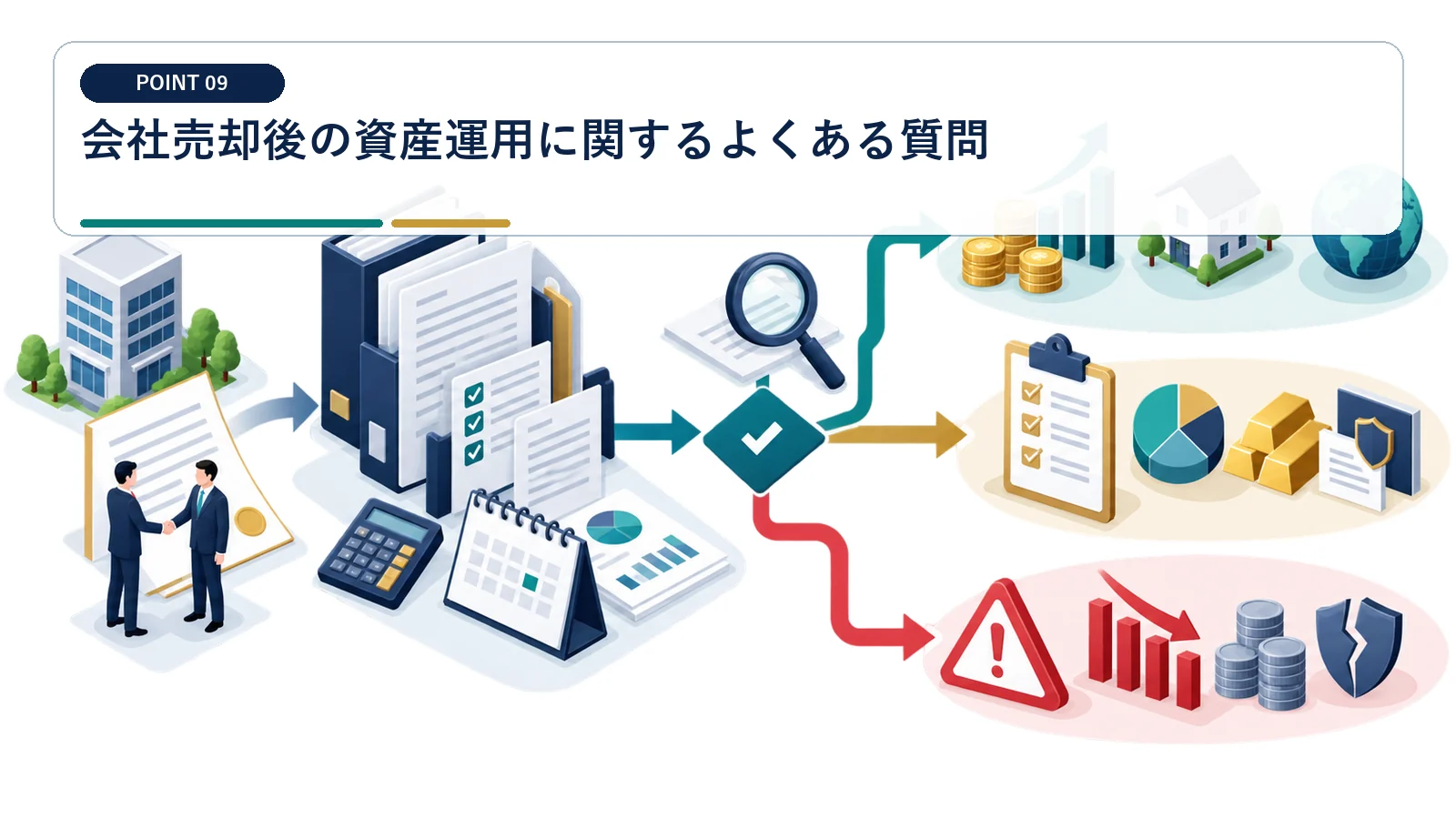 会社売却後の資産運用に関するよくある質問