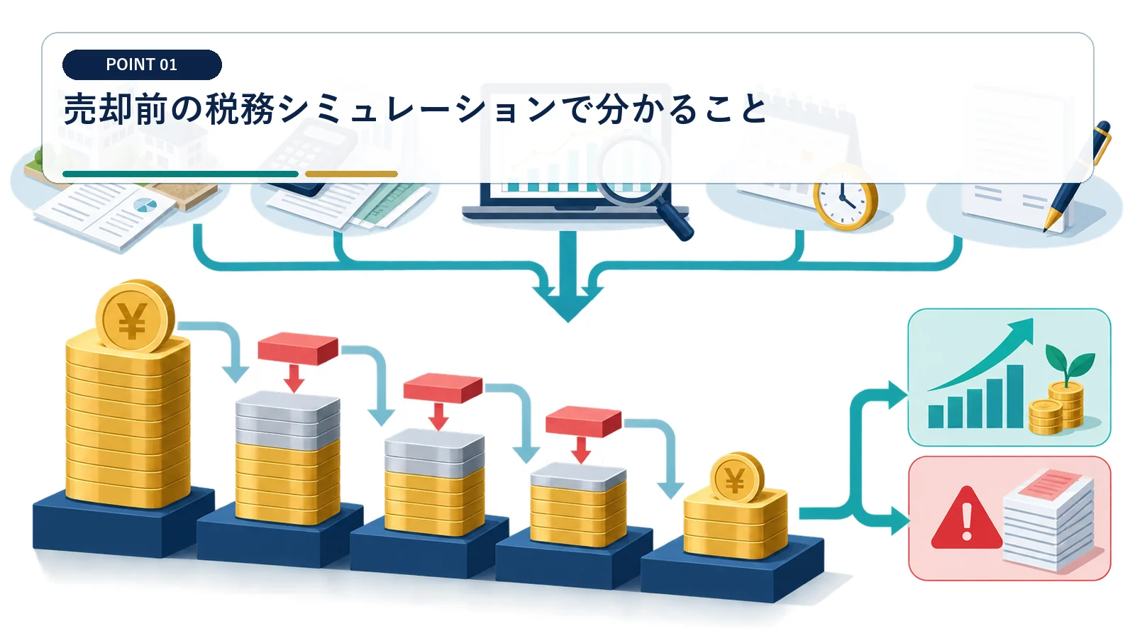 売却前の税務シミュレーションで分かること