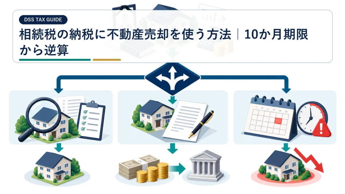 相続税の納税に不動産売却を使う方法｜10か月期限から逆算