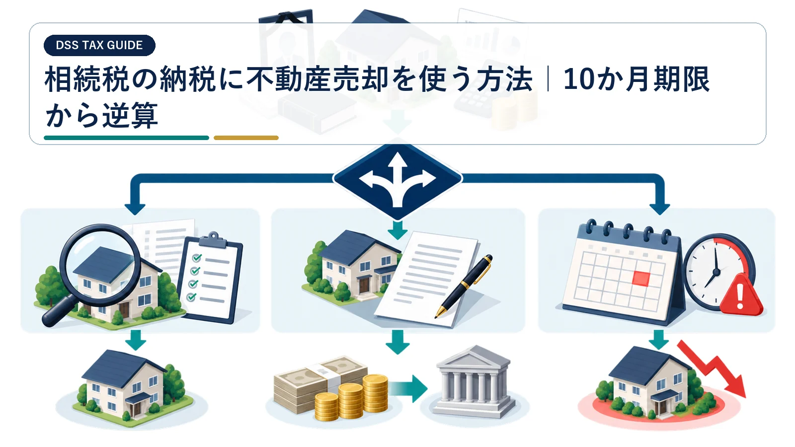 相続税の納税に不動産売却を使う方法｜10か月期限から逆算