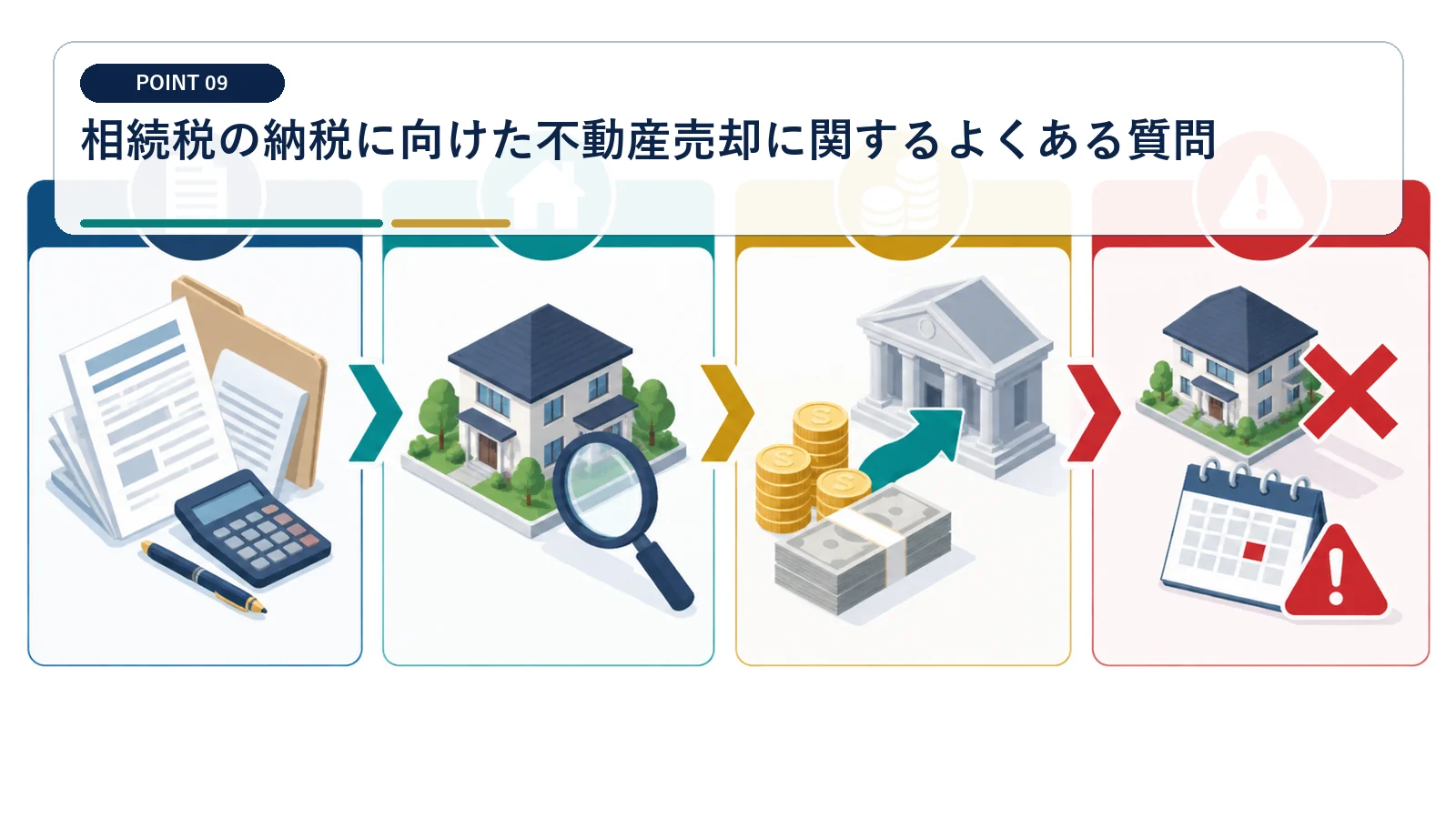 相続税の納税に向けた不動産売却に関するよくある質問