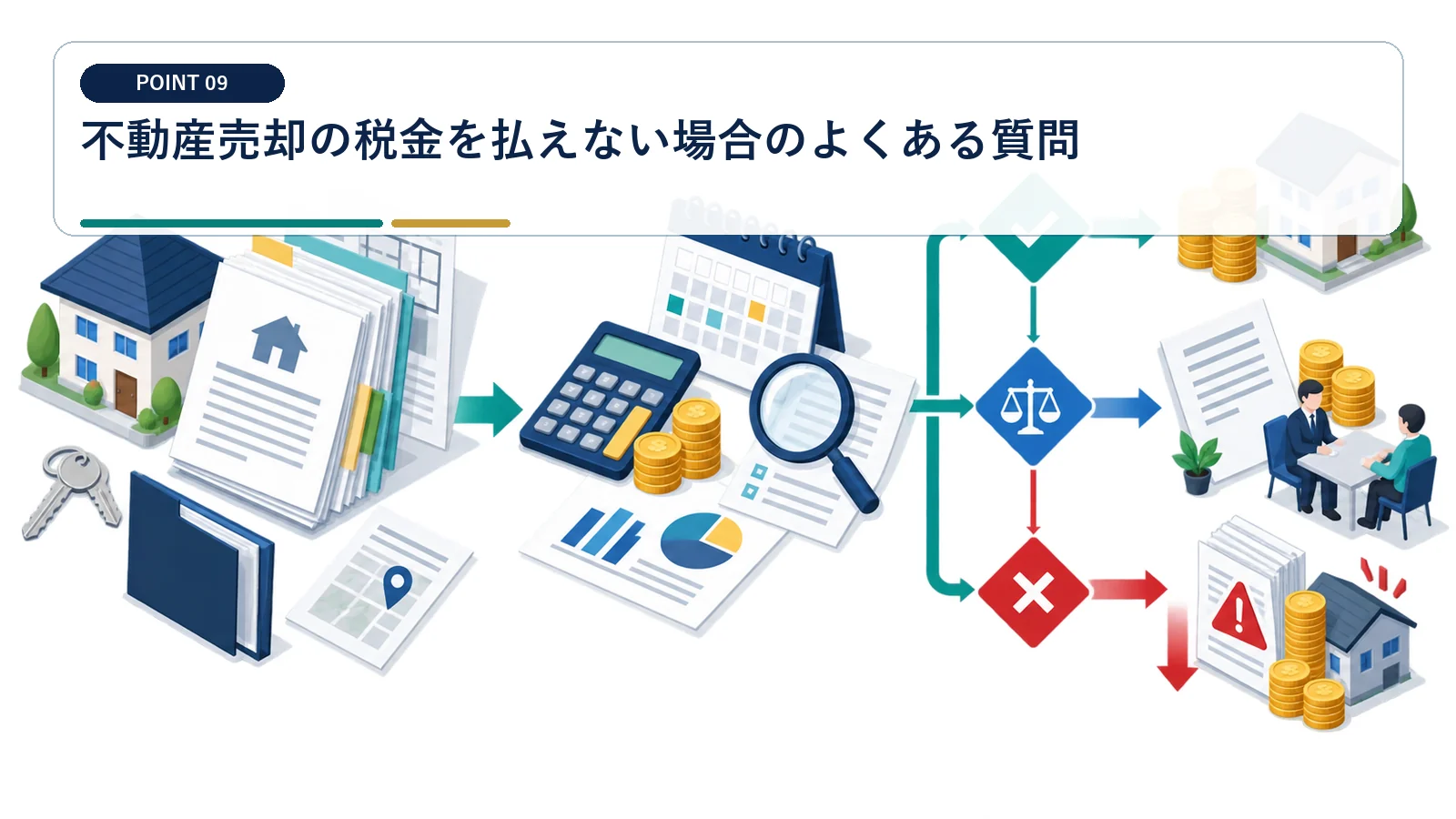 不動産売却の税金を払えない場合のよくある質問