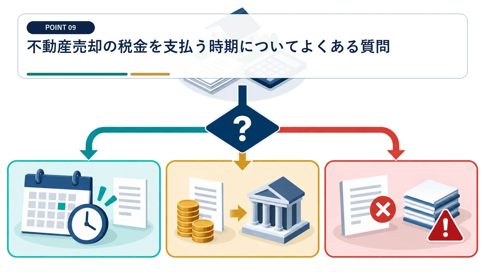 不動産売却の税金を支払う時期についてよくある質問