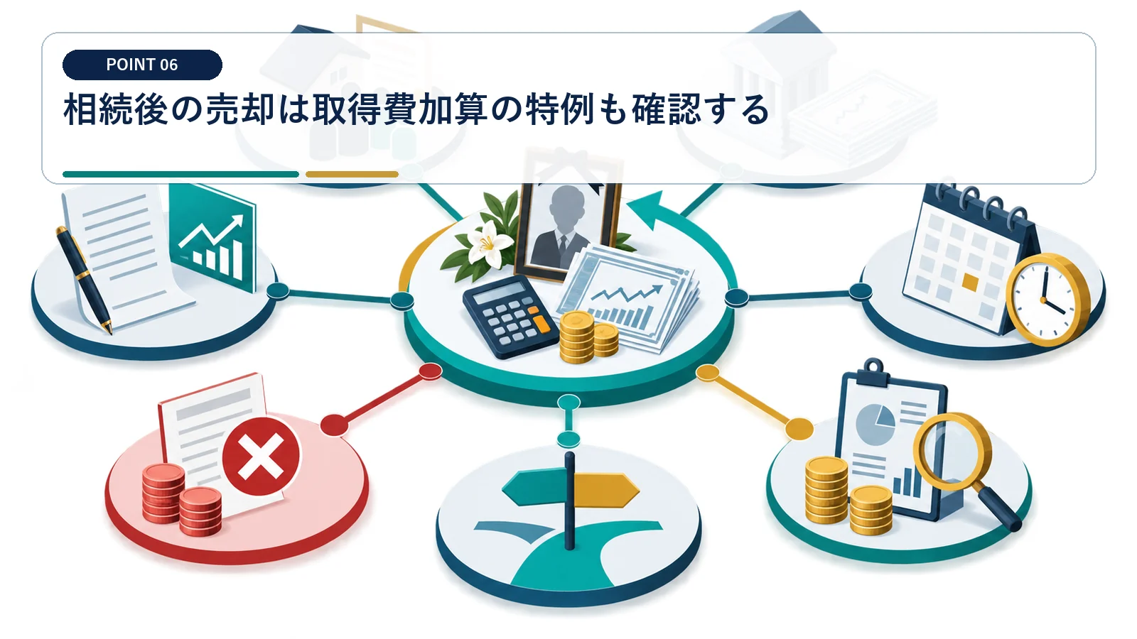 相続後の売却は取得費加算の特例も確認する