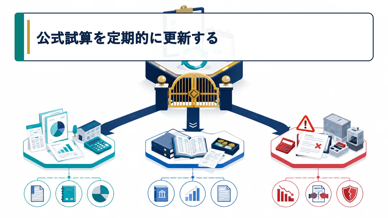 公式試算を定期的に更新する
