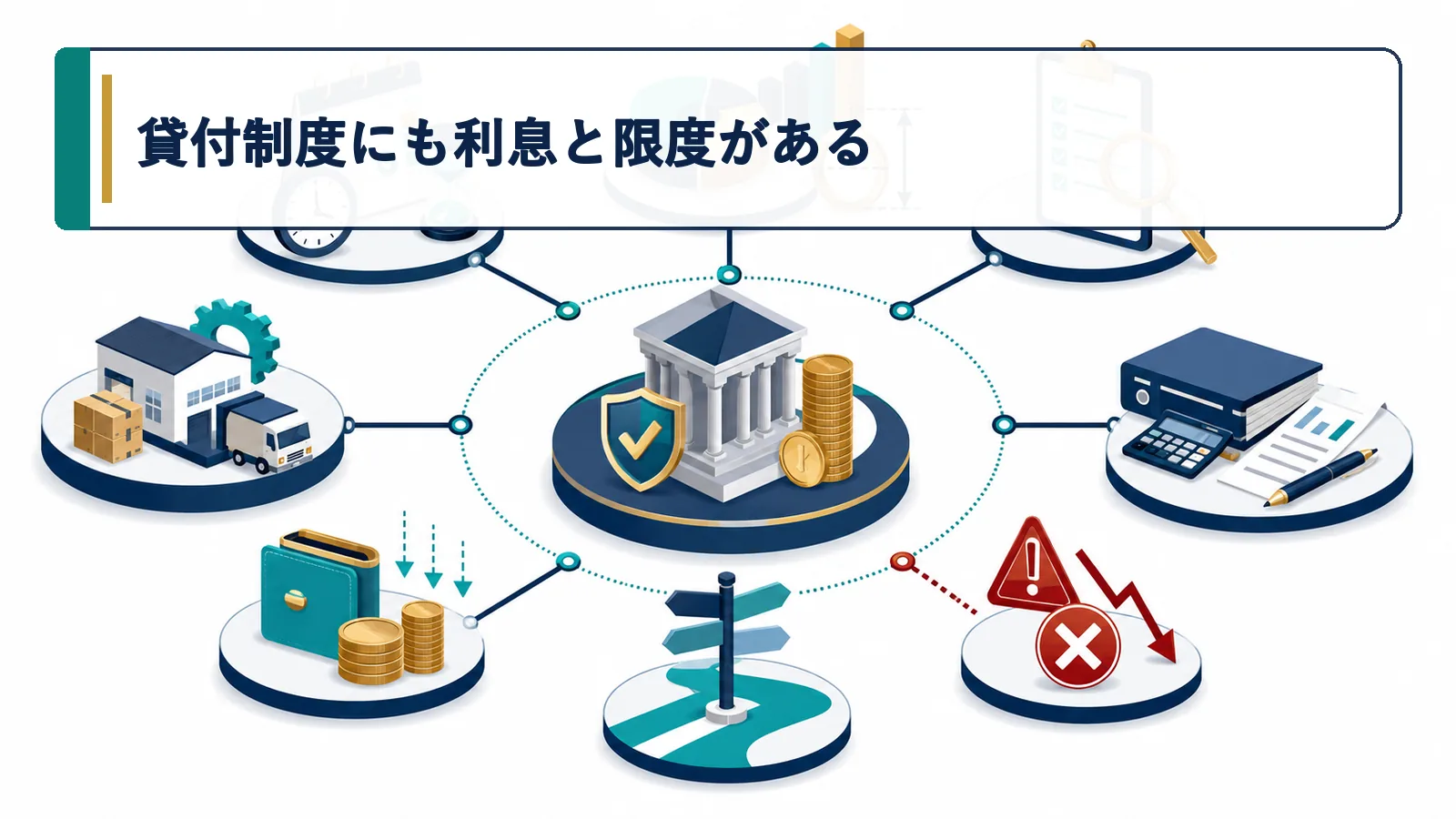 貸付制度にも利息と限度がある