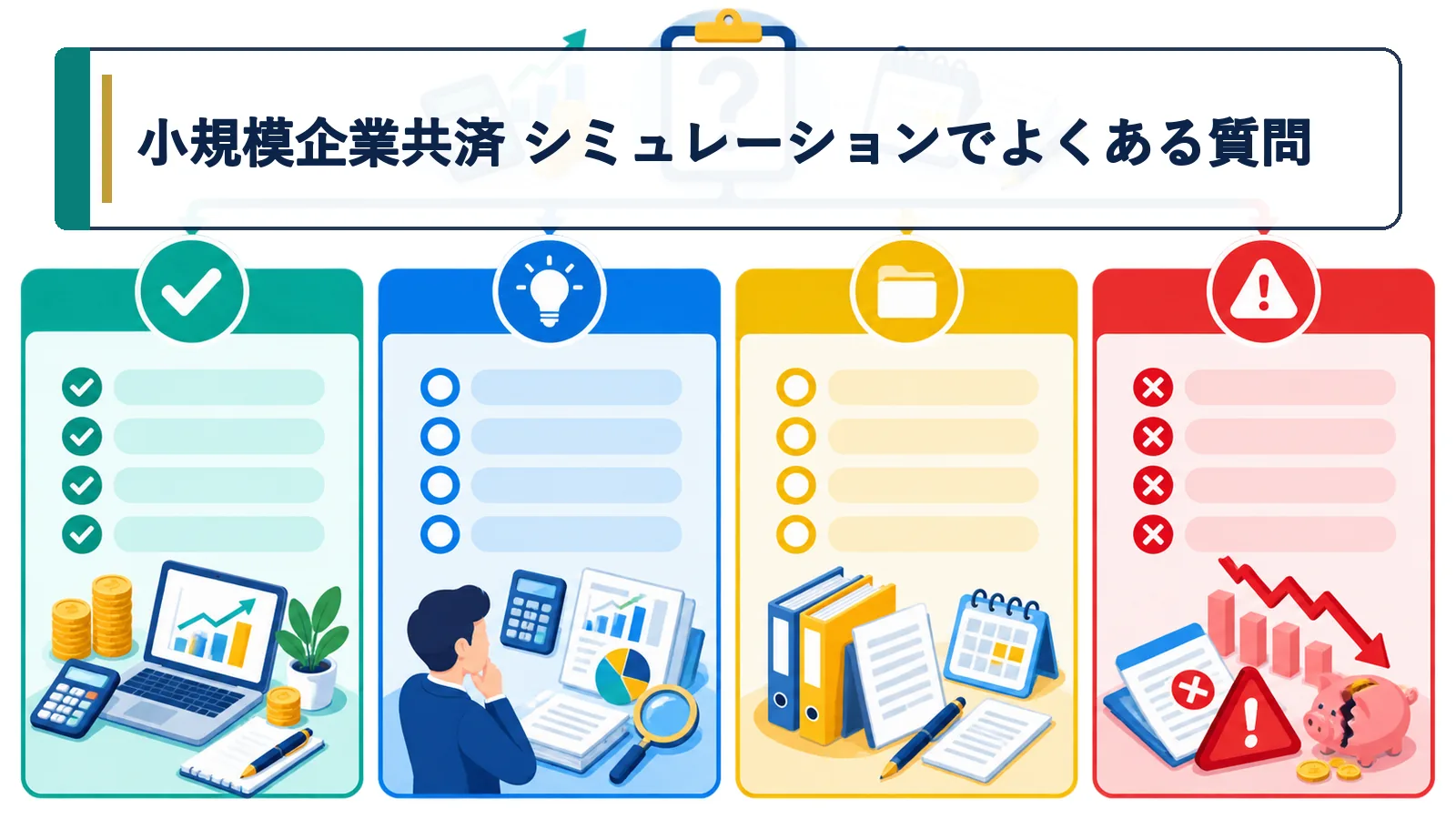 小規模企業共済 シミュレーションでよくある質問