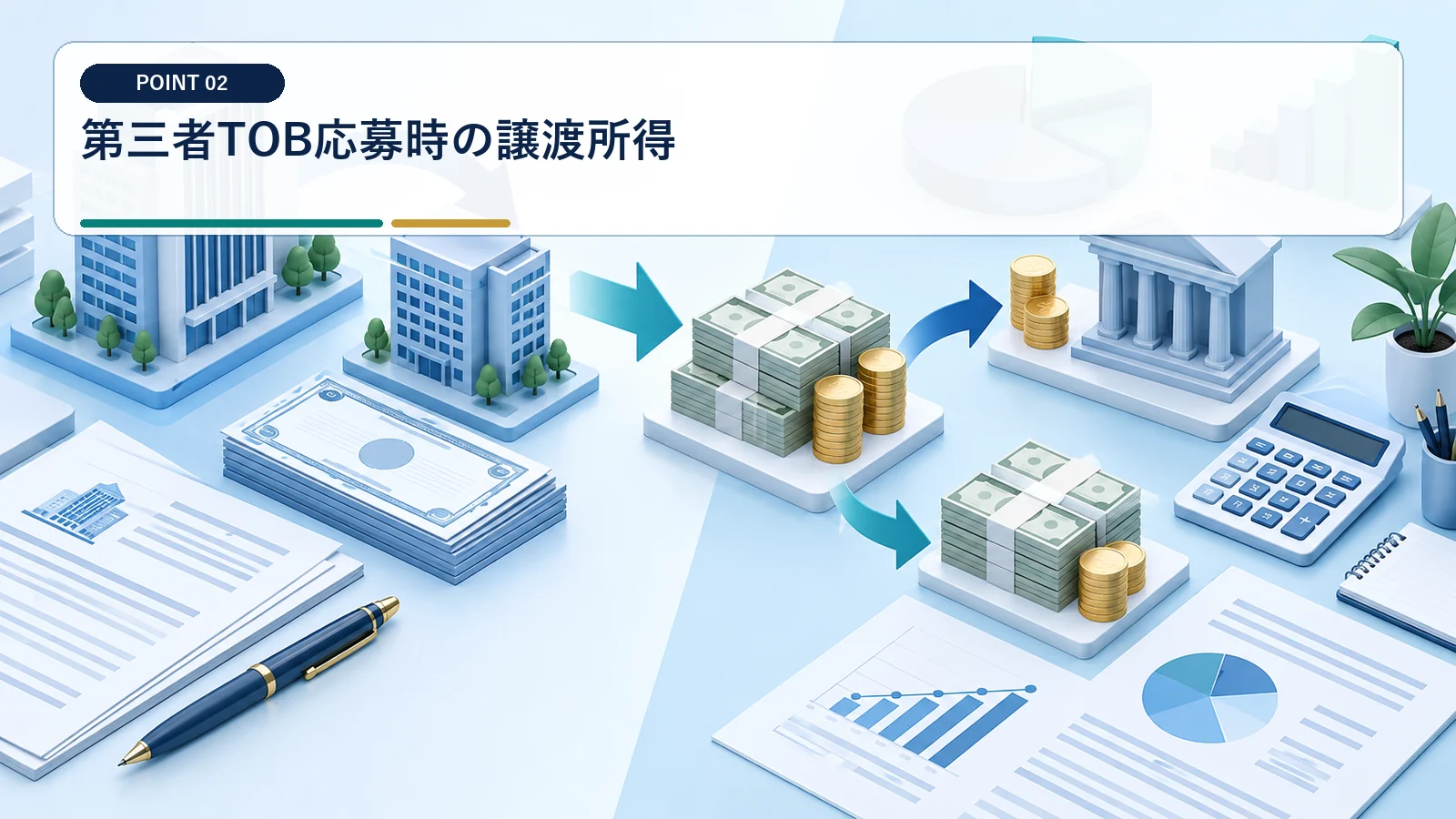 第三者TOB応募時の譲渡所得