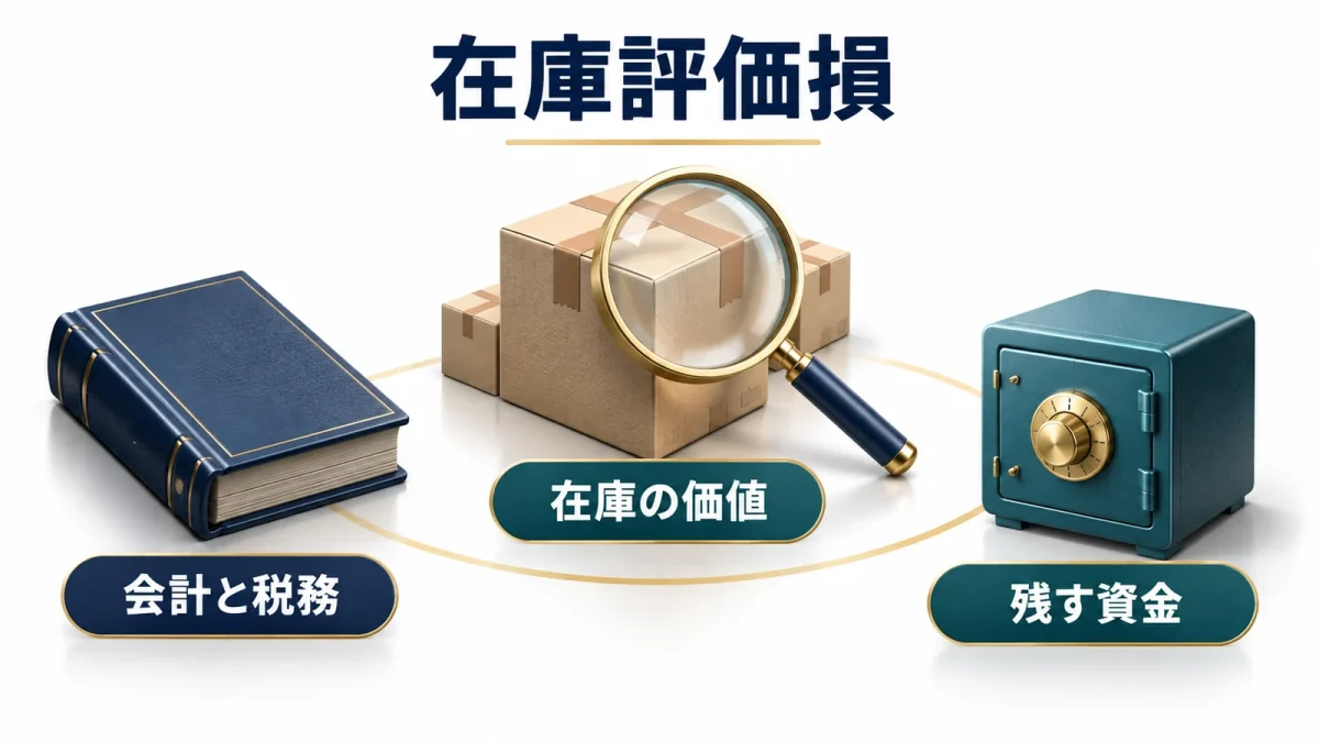 在庫の価値と会計税務と残す資金を確認