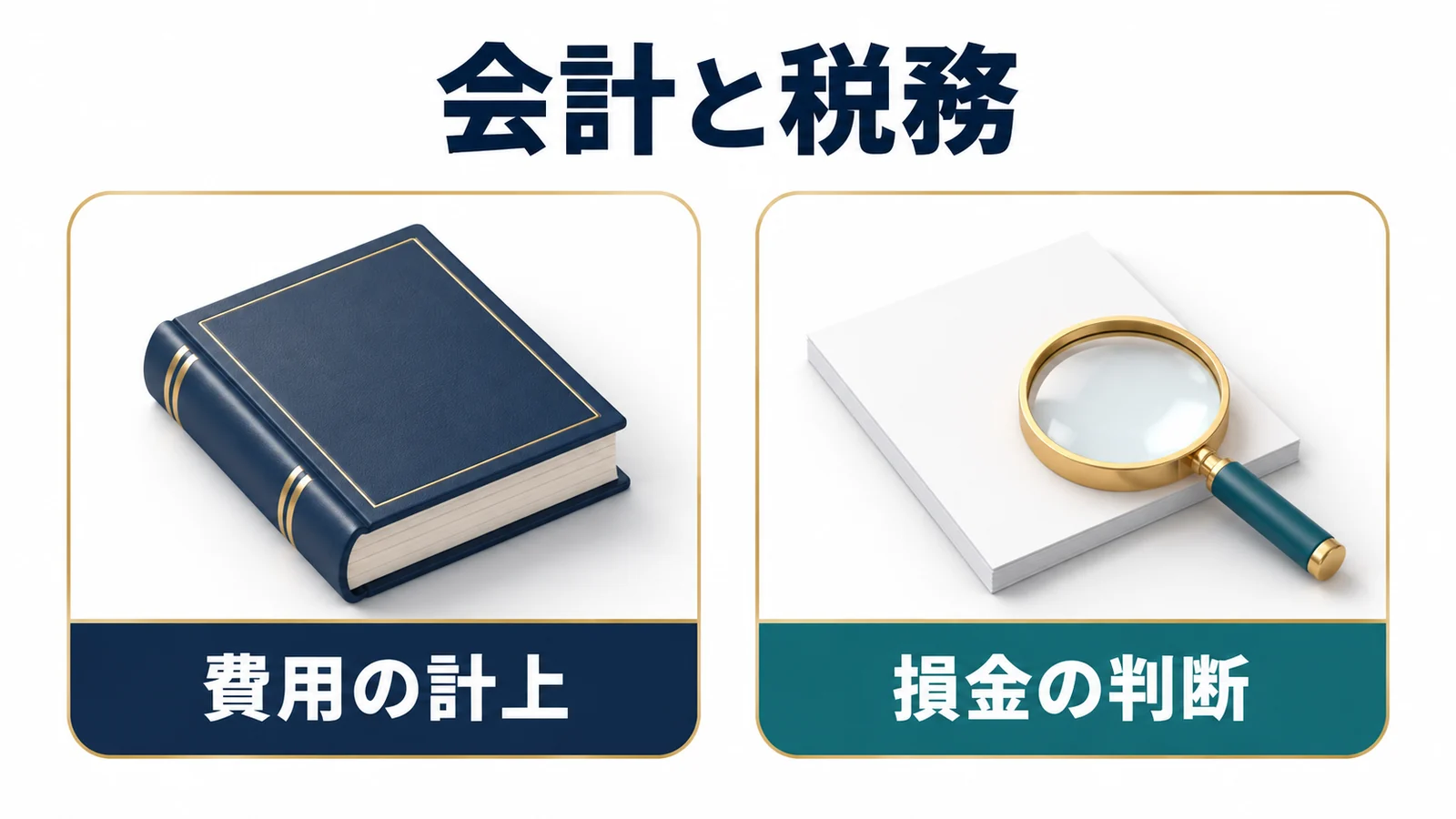 会計の費用計上と税務の損金判断を別に確認