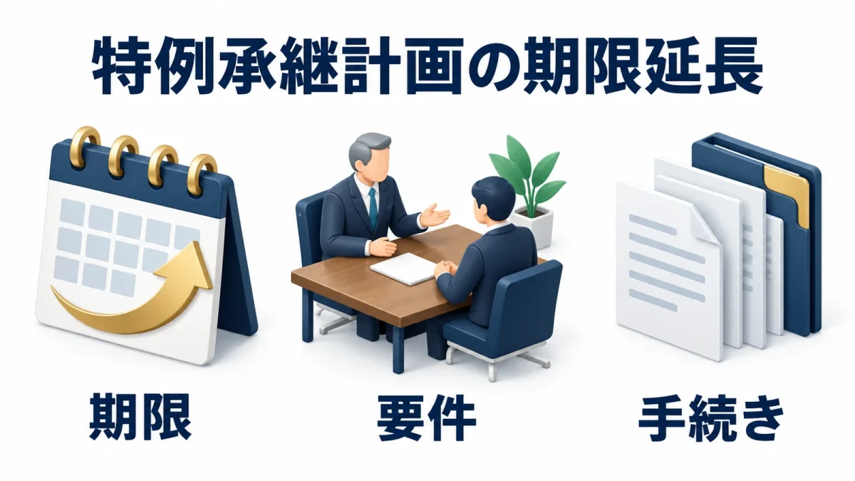 特例承継計画の期限と要件と手続き