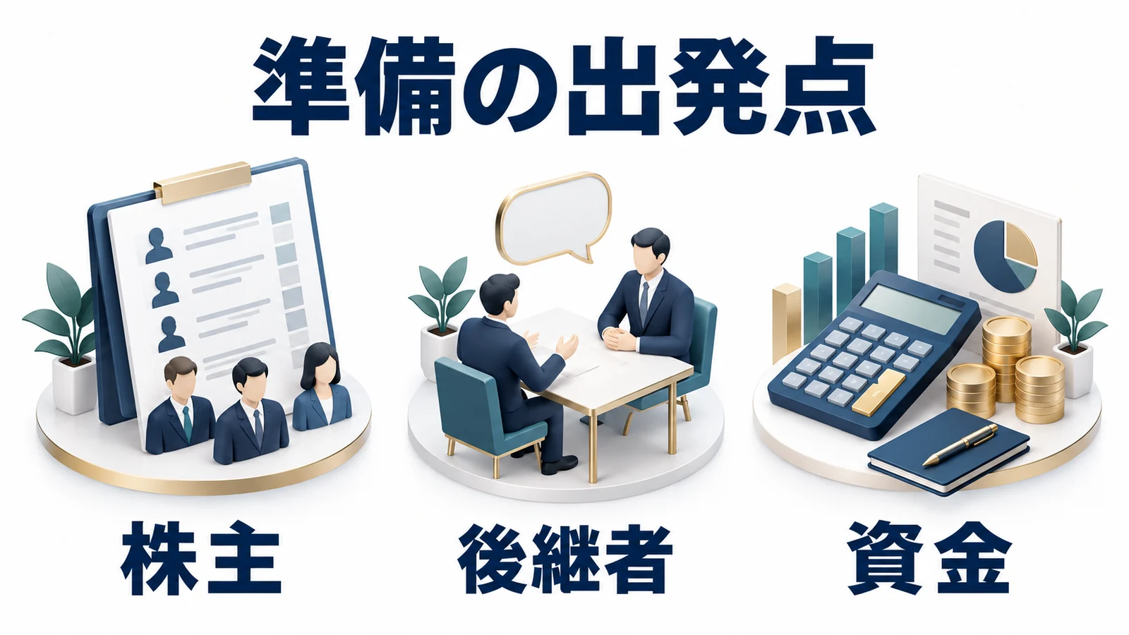 株主と後継者と資金の整理