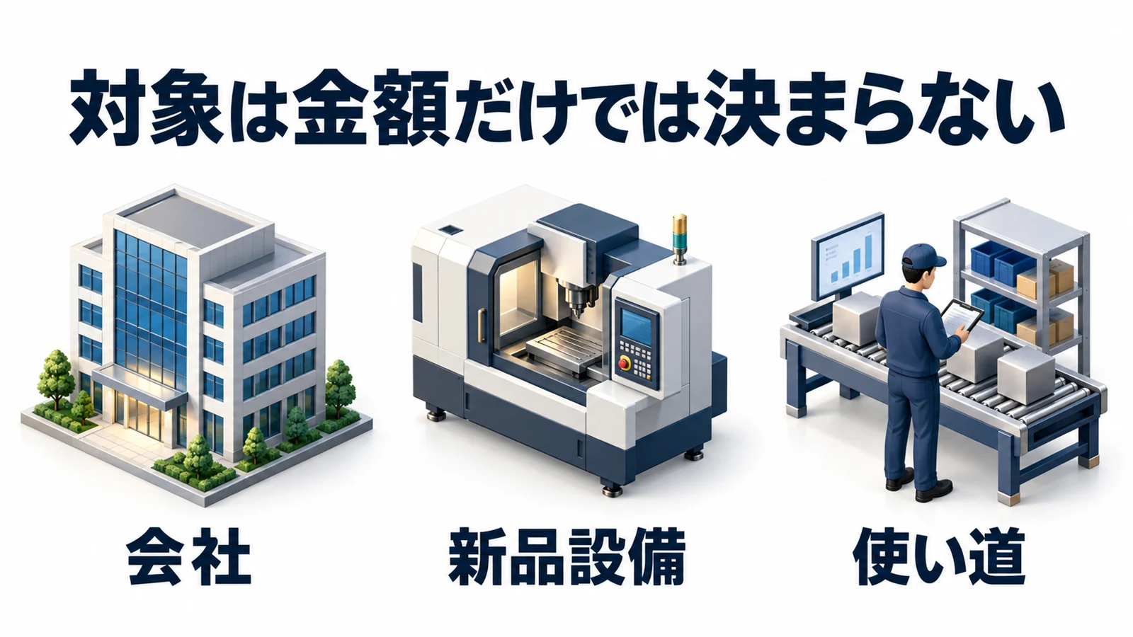 対象は金額だけでは決まらない